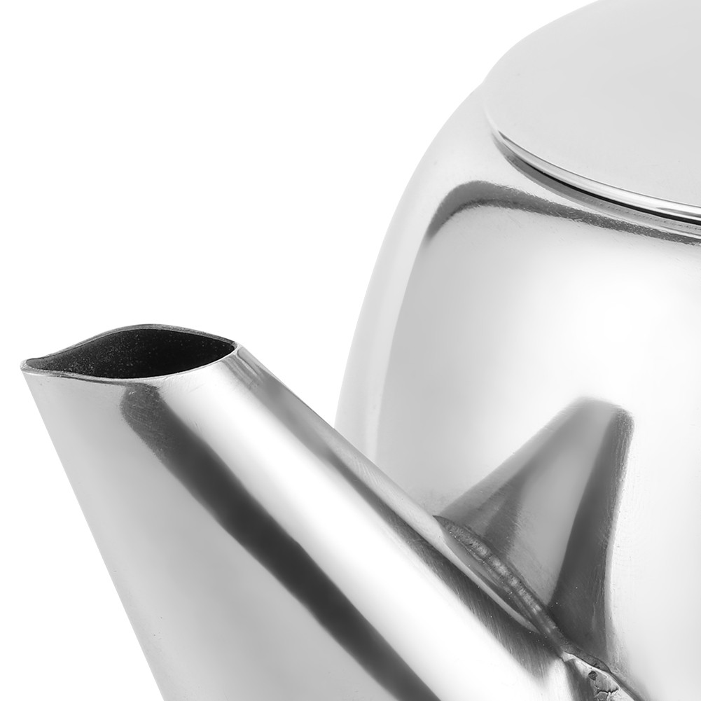 Coffee Pot Teapot Stainless Steel Kettle Cold Water Jug Short Spout For Hotel
