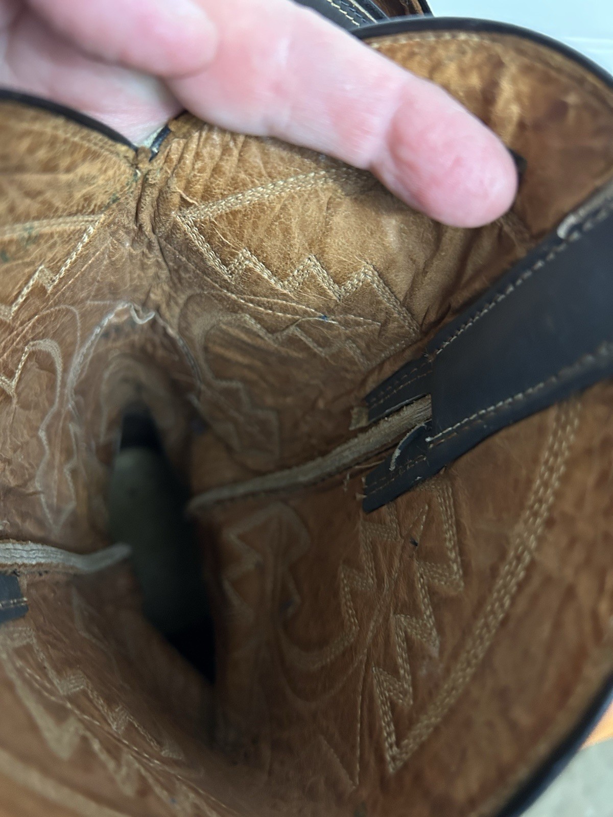 Renegade Gray Snakeskin Cowboy Western Boots Mens… - image 14