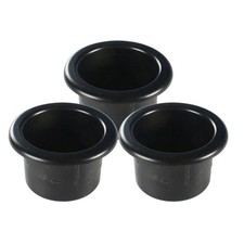 3x Lightweight Plastic Cup Holders Fit For Boat Sofa Cars Motor Homes Auto Etc