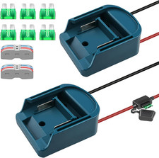 2 Pack Power Wheel for Makita 18V Battery Adapter, Power Wheels Battery Converte