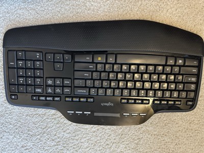 Logitech K710 Wireless Keyboard NO RECEIVER Batteries Included tested