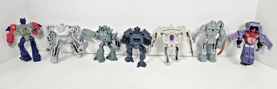 Transformers Robot Heroes Lot of 7 Figures Optimus Prime Megatron Starscream - Image 2 of 4