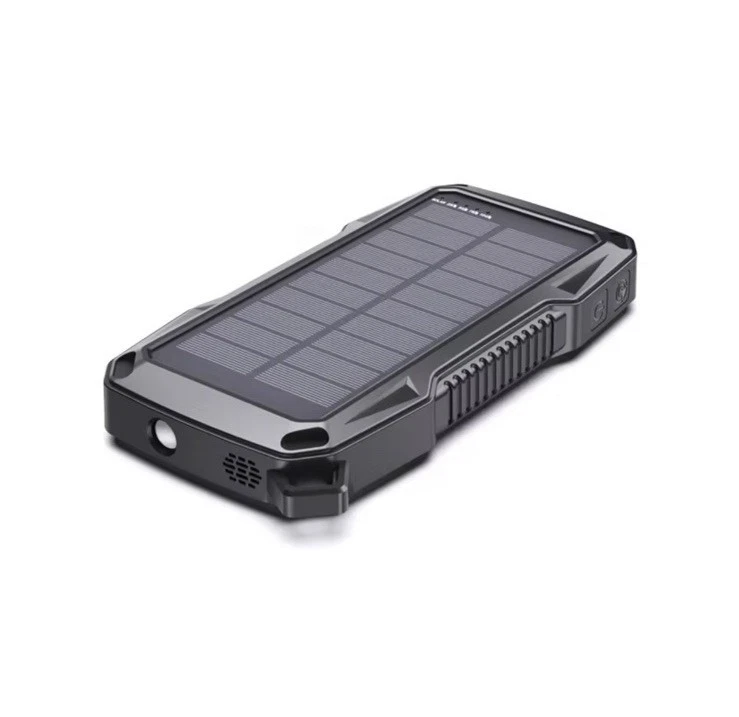 Solar Power Bank 10000mAh Wireless Fast Charging Built-in Cable LED&Security - Image 4 of 4