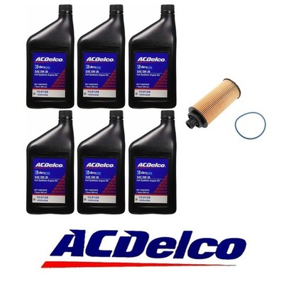 AcDelco dexos2 10-9129 5W-30 Oil Change Kit 2016-22 Colorado/Canyon 2.8L Duramax