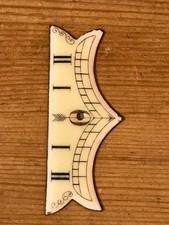 Antique Vienna Wall Clock Case Enamel Beat Plaque