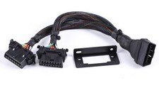 Underdash OBD2 Splitter Y Cable OBDII 1 Male to 2 Female Splitter 20awg Thick Wi