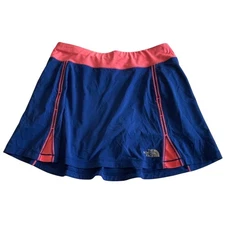 The North Face Womens Athletic Tennis Skirt Skort Blue + Pink Size S/P