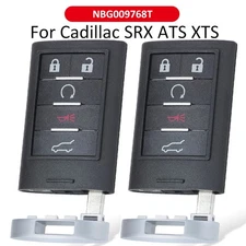 2X For Cadillac 2010-2015 SRX 2013 2014 ATS XTS Keyless Entry Remote Key Fob