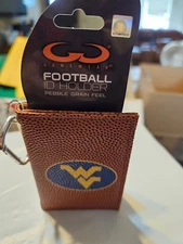 WEST VIRGINIA MOUNTAINEERS CLASSIC FOOTBALL ID HOLDER MADE BY GAMEWEAR