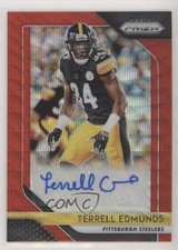 2018 Panini Prizm Rookie Red Wave 49/199 Terrell Edmunds #RA-TER Auto 04on