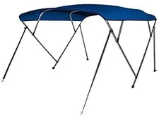 SereneLife 3 Bow Bimini Top Canvas Sun Shade Boat Canopy -1" Double Wall