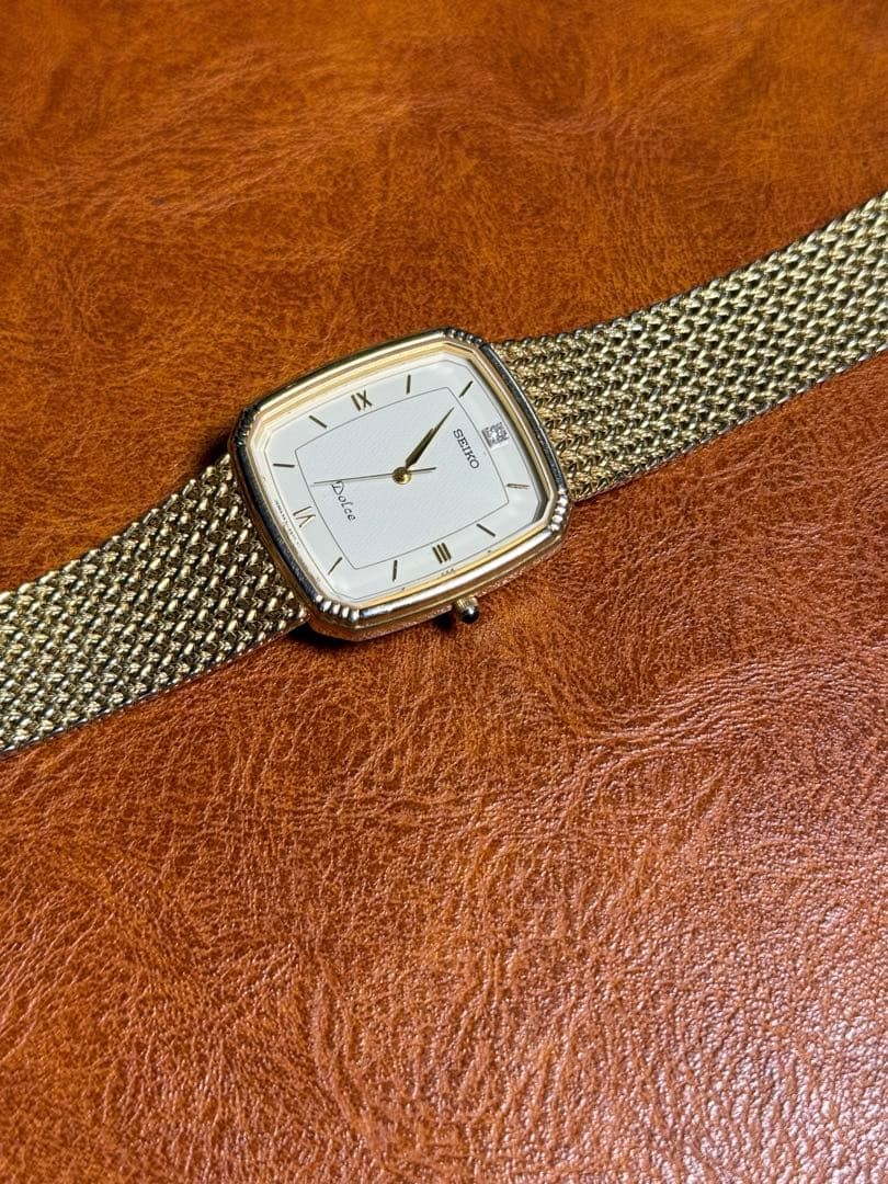 A179 SEIKO DOLCE Rectangular 90's - image 13