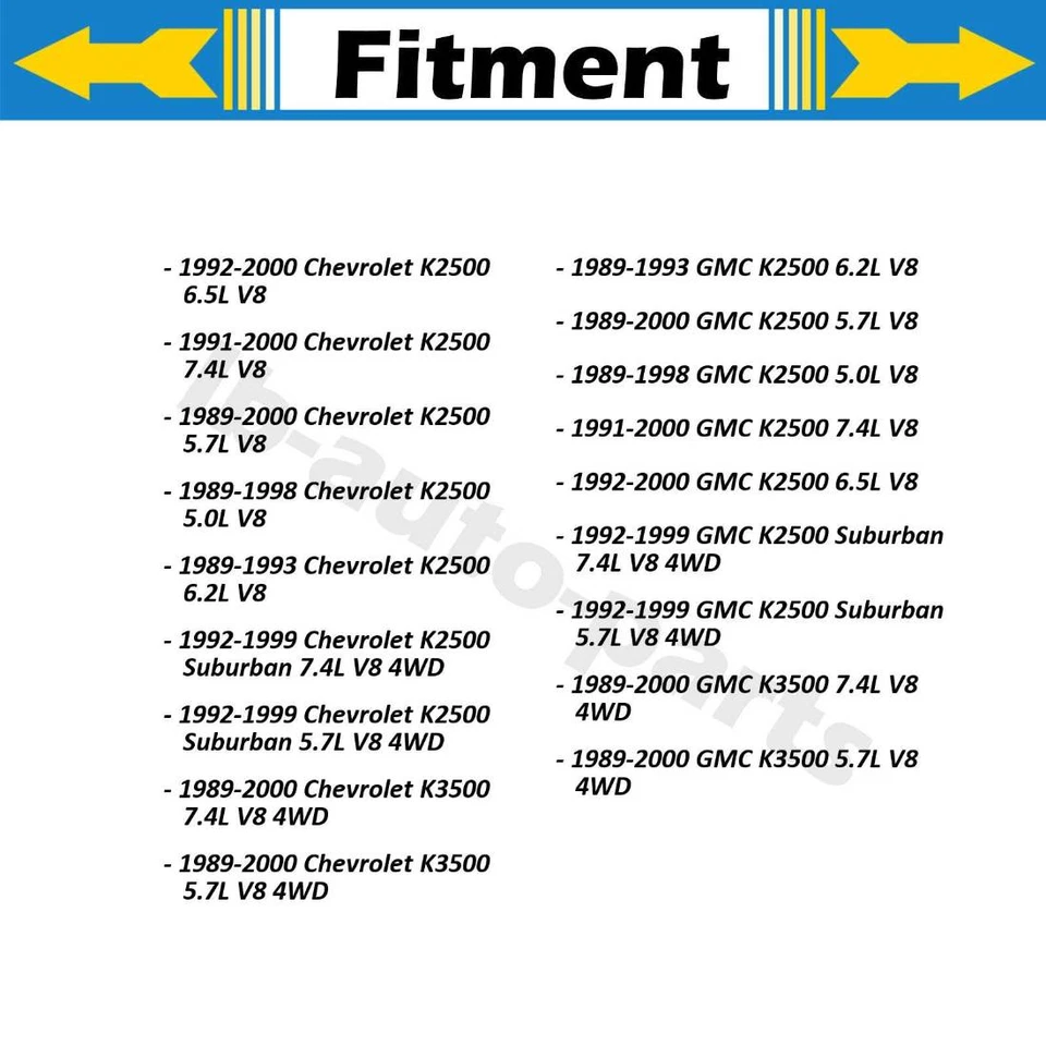 Brazo de control superior delantero con rótula 2x para Chevrolet K2500 1989-2000 5,7 L Foto 2 de 4