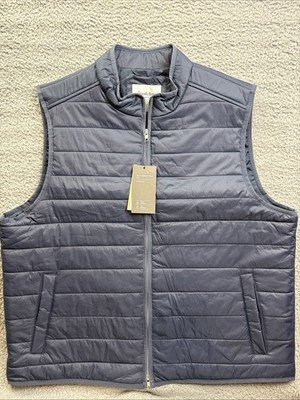 Goodfellow & Co Vest Mens XXL Navy Blue Comfort Wear Lightweight Puffer