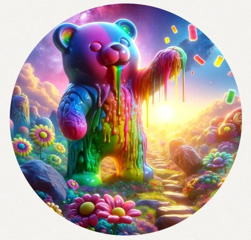 Hayleybug 1 oz Drip Drop Dreamer silver Round w/ COA mintage 15