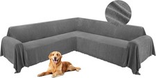 Corner Sectal Couch Covers for Dogs L Shape Sofa Cover with