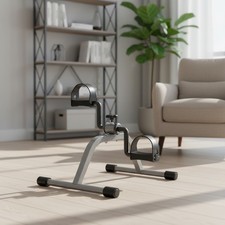 Portable Mini Exercise Bike for Leg  Arm Recovery - Adjustable Resistance