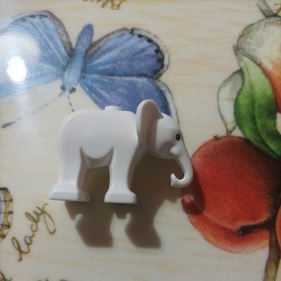 Stein Baby Elefant Figur funktioniert mit großen Marken Stein u.a. Lego Tier