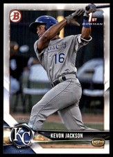 Kevon Jackson 2018 Bowman Draft #BD-83 Royals MLB READ FREE SHIP AutographDen