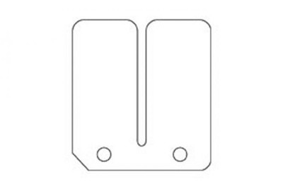 278118.K0 4 CARBONITE BLADES WITH THICKNESS 0.30 / 0.35 MM FOR VL9 AND VL VALVE