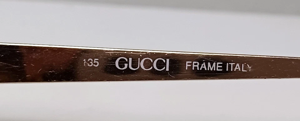 Gafas de sol GUCCI años 90 Hechas en Italia Mod. Gafas de moda GG 2260 ojo de gato Foto 3 de 4