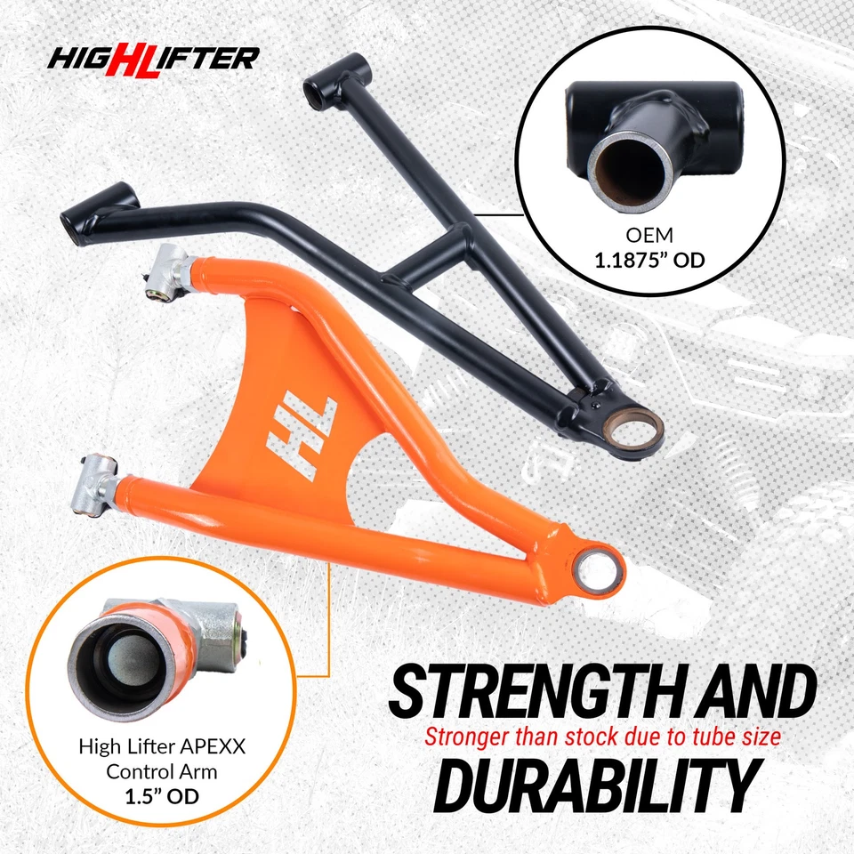 High Lifter APEXX Front Lower Control Arms for Polaris Sportsman 850, XP 1000 Foto 2 de 4