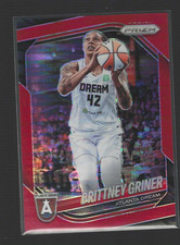 BRITTNEY GRINER 2025 Prizm WNBA Red Pulsar #46 Atlanta Dream /299