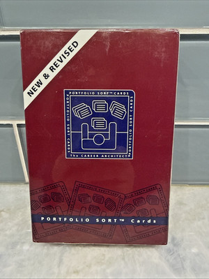 The Career Architect Portfolio Sort Cards v7.1a-Open Box, Complete, Career Tool