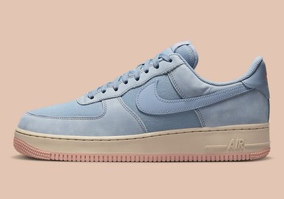 Nike Air Force 1 '07 LX Low Ashen Slate Blue Grey Sanddrift FB8876-400 sz 10 Men