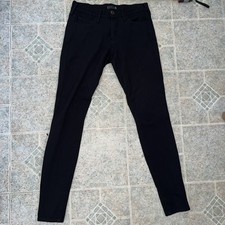 True Religion Halle Super Skinny Jeans USA Made Black 25