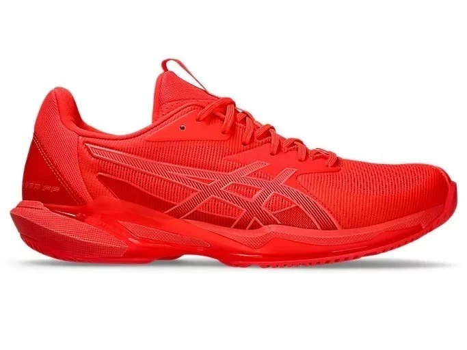 Asics Tennis Shoes SOLUTION SPEED FF 3 1041A438 Flash Red Blazing Coral Japan — 第 2/4 张图片