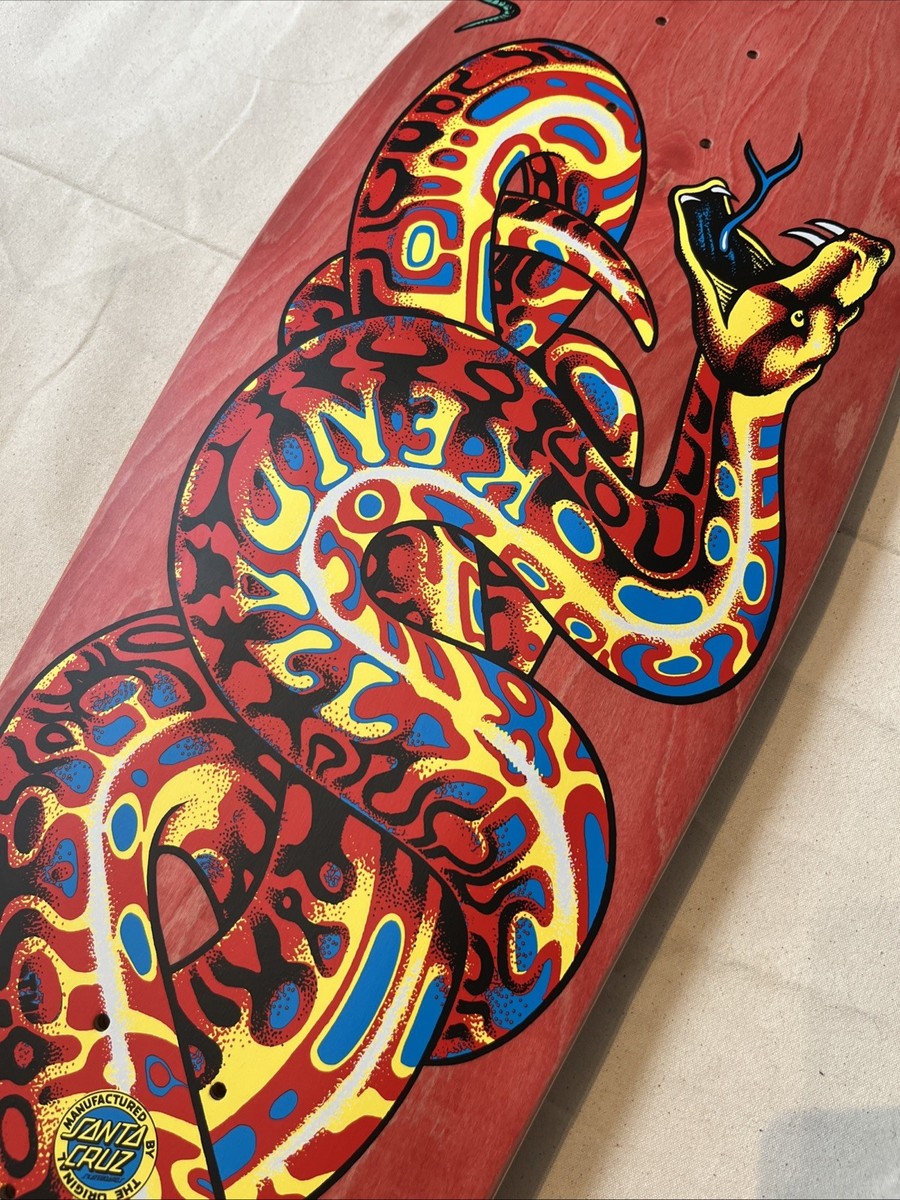 Santa Cruz Jeff Kendall Snake Skateboard 80s Deck Reissue 2022 | eBay