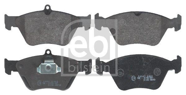 Febi Bilstein Bremsbelagsatz, Scheibenbremse 16234 FüR Opel Saab-image