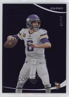 2023 Panini Prestige Xtra Points Purple /99 Kirk Cousins #194 1ce5