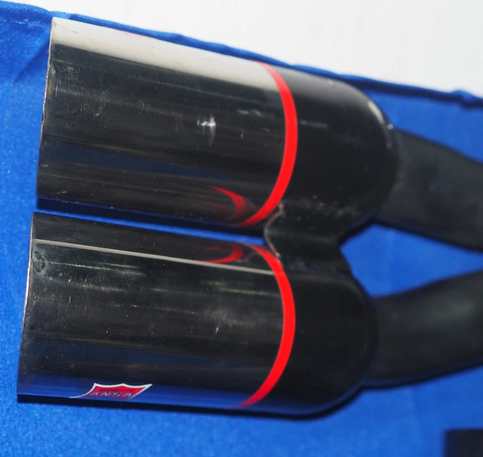 Ferrari 246 Dino Ansa 1969-1974 tubo de escape cuatro puntas conjunto buen usado Foto 3 de 4