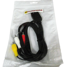 AV Cables Cord Connection for Super Nintendo SNES RCA 1.8m Aftermarket New