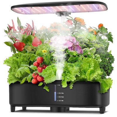 Hydroponik Propagation Set mit Atomisation Technologie 48W LED Wachstumslicht 5