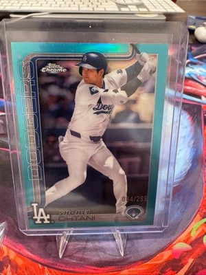 2025 Topps Chrome - Shohei Ohtani #1 Teal Refractor /299