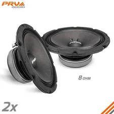 2x PRV Audio 8MR400 8" Midrange Pro Audio Speaker 800W 8 Ohm 8MR
