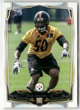 2014 TOPPS #348 RYAN SHAZIER PITTSBURGH STEELERS RC