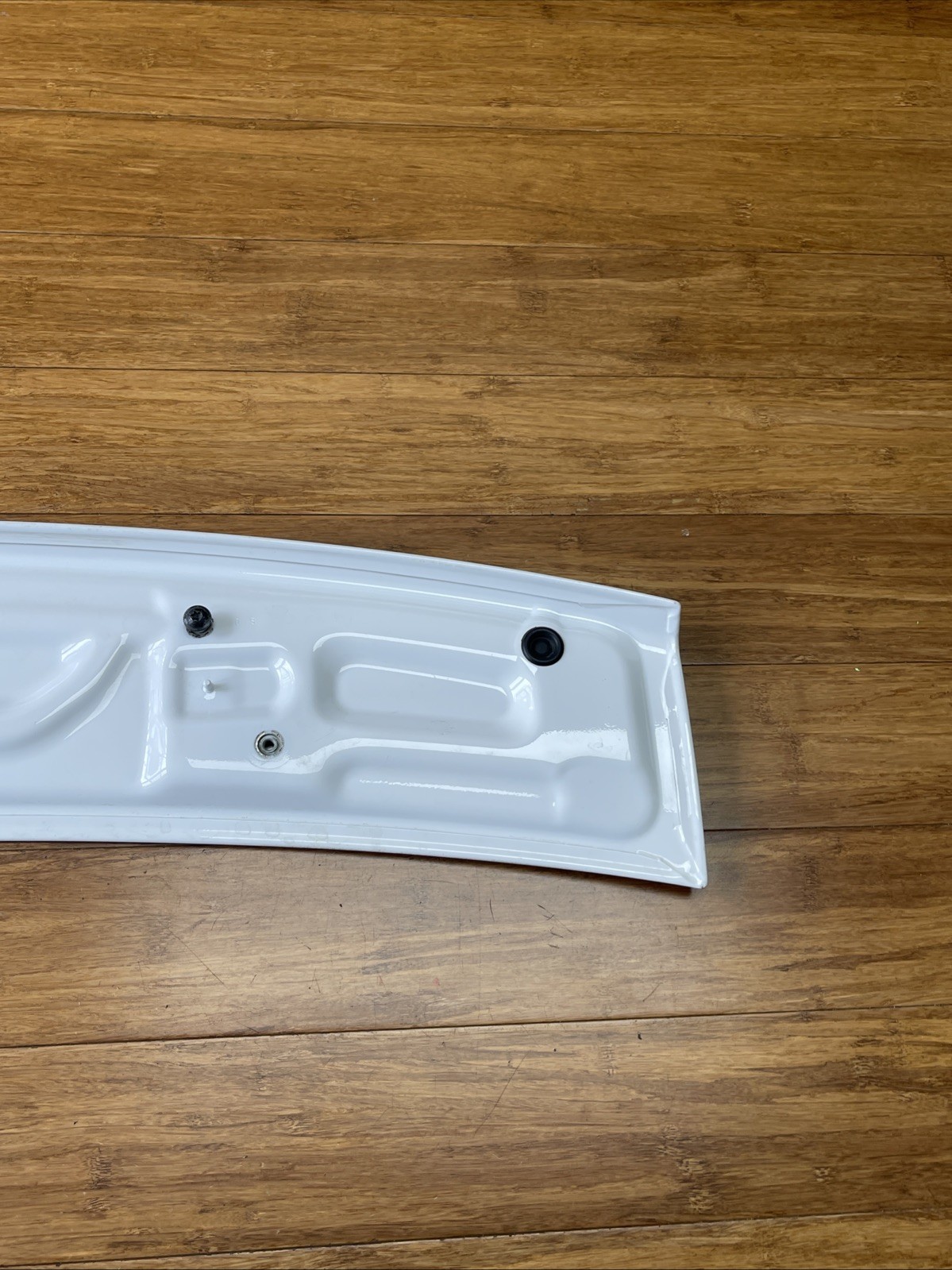 2017-2022 Audi R8 4S 5.2L Rear Side Spoiler Wing Ibis White Y9C 40K Miles OEM
