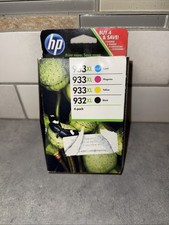 Authentic HP 932XL/933XL Black, Cyan, Magenta, Yellow Ink Cartridges Expired
