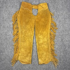 Vintage Horse Riding Chaps Suede Leather Tan ...