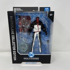 McFarlane DC Multiverse Mister Terrific Figure JSA Collector Edition Box Damage