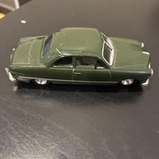 Vintage ERTL Die Cast Car 1949 Ford Coupe Dark Green 1:43