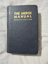 The Merck Manual Diagnosis & Therapy Hardcover 7th Edition 1st printing 1940