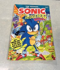 The Official Sonic The Hedgehog Special Paperback Yearbook 1991 Segasonic