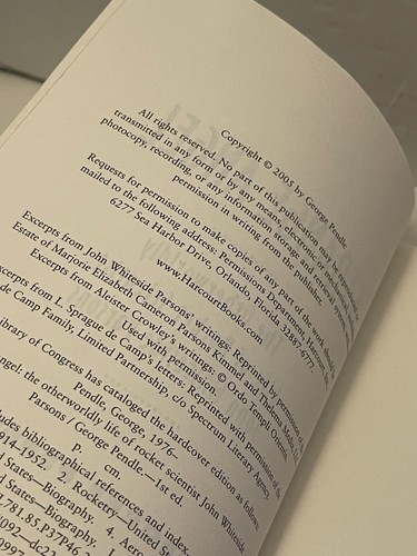 Strange Angel : The Otherworldly Life of Rocket Scientist First Edition PB 2006 - Picture 9 of 24