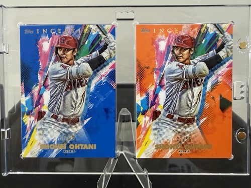 Shohei Ohtani [Blue] #56 2020 Topps Inception card