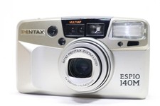  US DUTY PAID Pentax ESPIO 140 Point  Shoot Silver 35mm Film Camera from JAPAN